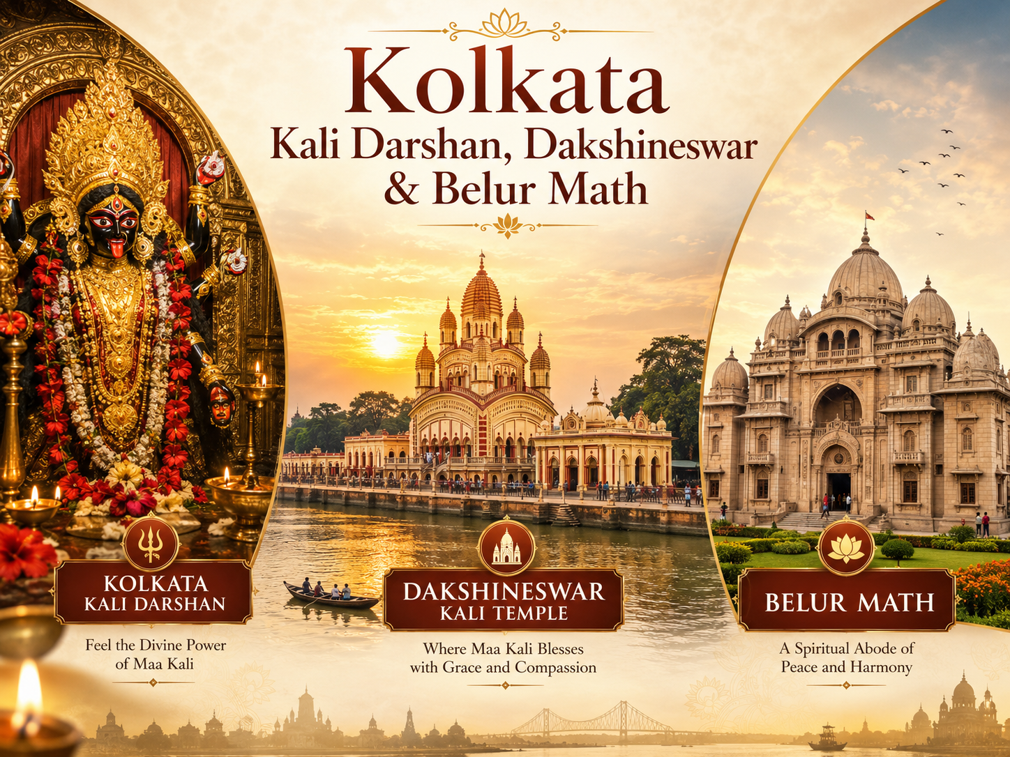 Kolkata Kali Darshan, Dakshineswar & Belur Math