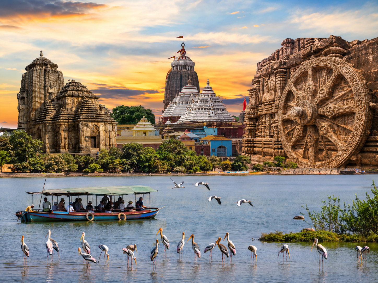 Odisha Golden Triangle with Chilika Lake